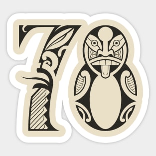 Tribalnumbers Tatto 78 Sticker